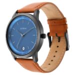 Titan Workwear Watch With Blue Dial & Leather Strap (1806NL03) - Image 2