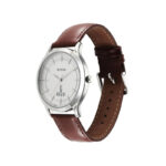 Titan Karishma Quartz Analog Silver Dial Leather Strap Men's Watch (1825SL15) - Image 2