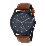 Titan Workwear Multifunction Black Leather Belt Watch (1805NL02)