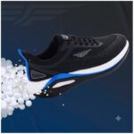 Athleisure Sports Shoes for Men in Black and Blue Low-Cut Shoes - Image 8