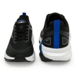 Athleisure Sports Shoes for Men in Black and Blue Low-Cut Shoes - Image 5