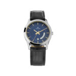 Titan Blue Dial Leather Strap Men's Watch (1823SL01)