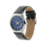 Titan Blue Dial Leather Strap Men's Watch (1823SL01) - Image 4