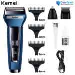 Kemei KM-6541 3 In 1 Trimmer Rechargeable Grooming Kit
