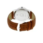 Titan Karishma Analog Silver Dial Leather Strap Men's Watch (1735SL01) - Image 3