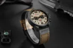 CURREN 8314 Men’s Chronograph Quartz Watch – Brown Ash - Image 3