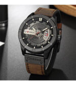 CURREN 8301 Men’s Quartz Watch – Coffee - Image 3