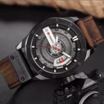 CURREN 8301 Men’s Quartz Watch – Coffee - Image 4