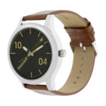 Fastrack Quartz Analog Black Dial Leather Strap Watch for Guys (38051SL02) - Image 4