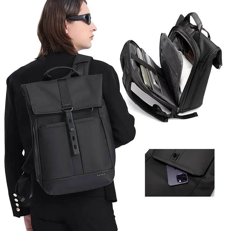Bange 2888 — Roll-Top Expandable Laptop & Travel Backpack - Image 3