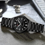 Curren 8493 Men's Minimalist Stainless Steel Quartz Watch — Black - Image 2