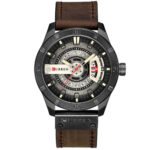 CURREN 8301 Men’s Quartz Watch – Coffee