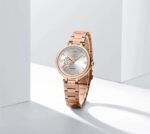 Naviforce 5060 Ladies Elegant Stainless Steel Quartz Watch — Rose White - Image 2