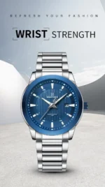 NAVIFORCE NF8029 Men's Watch - SILVER BLUE - Image 2