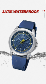 NAVIFORCE NF8031 Men's Sports Chronograph Watch – Blue - Image 2