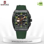 NAVIFORCE NF8052 Men's Stainless Steel Quartz Watch – Green