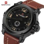 NAVIFORCE NF9099 Men's Stainless Steel Quartz Watch – Brown - Image 2