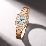 Naviforce 5065 Classique Ladies Stainless Steel Quartz Watch — Rose White - Image 2