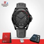 Naviforce 8023 Men's Business Stainless Steel Quartz Watch — Black - Image 3