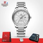 NAVIFORCE NF8029 Men's Watch - Silver White - Image 5