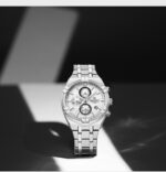 NAVIFORCE NF8042 Men's Two-Tone Stainless Steel Watch – Silver White - Image 5