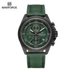 NAVIFORCE NF8075 Men's Stainless Steel Quartz Watch – Green
