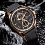 NAVIFORCE NF8075 Men's Stainless Steel Quartz Watch – Rose Black - Image 3