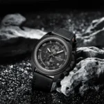 NAVIFORCE NF8075 Men's Stainless Steel Quartz Watch – Black - Image 2