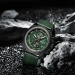 NAVIFORCE NF8075 Men's Stainless Steel Quartz Watch – Green - Image 3