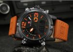 NAVIFORCE NF9095 Men's Stainless Steel Quartz Watch – Orange - Image 3