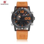 NAVIFORCE NF9095 Men's Stainless Steel Quartz Watch – Orange