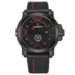 NAVIFORCE NF9099 Men's Stainless Steel Quartz Watch – Red
