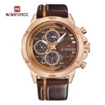 NAVIFORCE NF9110 Men's Stainless Steel Quartz Watch – Rose Gold