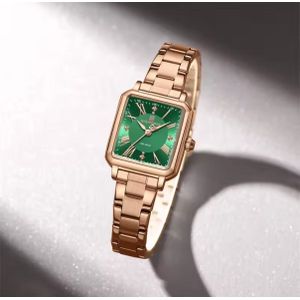 Naviforce 5065 Classique Ladies Stainless Steel Quartz Watch — Rose Green - Image 3