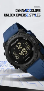 NAVIFORCE NF7104 Digital Sport Watch - Blue - Image 2
