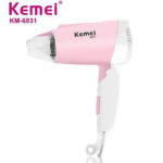 Kemey Km6831 Cool And Hot Foldable Electric Hair Dryer For Women - Hair Dryer - Image 3