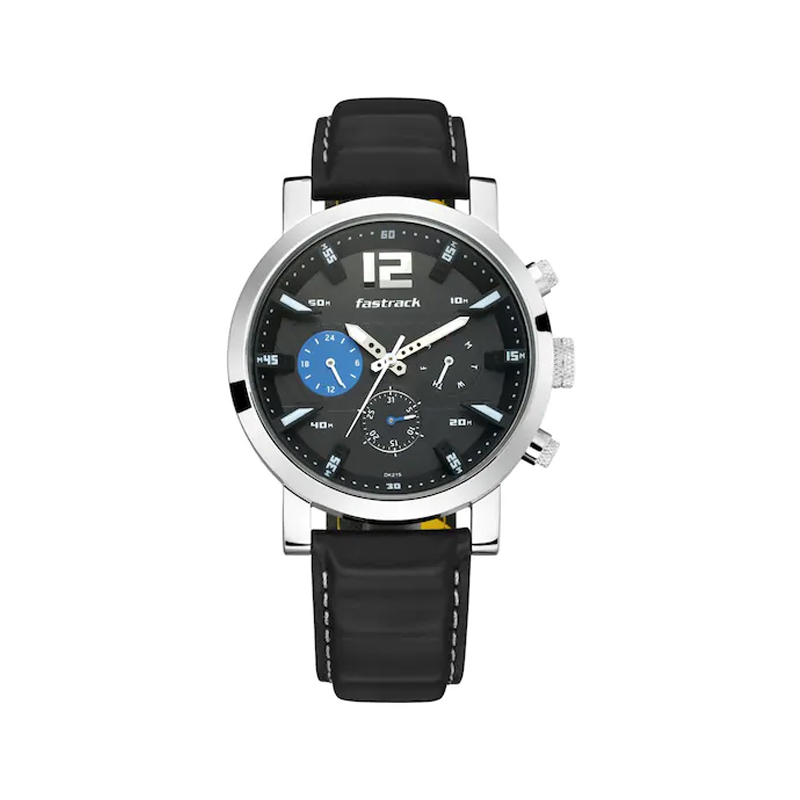 fastfit Fastrack Fast Fit Black Dial Multifunction Men’s Watch (3227SL01) - Image 1