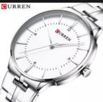 CURREN 8321 Men’s Quartz Watch – Silver White - Image 3