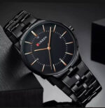 CURREN 8321 Men’s Quartz Watch – Black - Image 3
