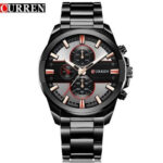 CURREN 8274 Men’s Quartz Watch – Black
