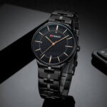 CURREN 8321 Men’s Quartz Watch – Black