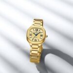 NAVIFORCE NF5042 Women’s Square Quartz Watch – Golden - Image 3
