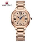 NAVIFORCE NF5042 Women’s Square Quartz Watch – Rose Gold - Image 2