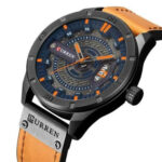 CURREN 8301 Men’s Quartz Watch – Brown - Image 3