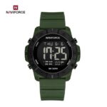 NAVIFORCE NF7110 Unisex LCD Digital Sport Watch – Black Green - Image 4