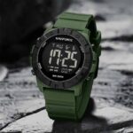 NAVIFORCE NF7110 Unisex LCD Digital Sport Watch – Black Green