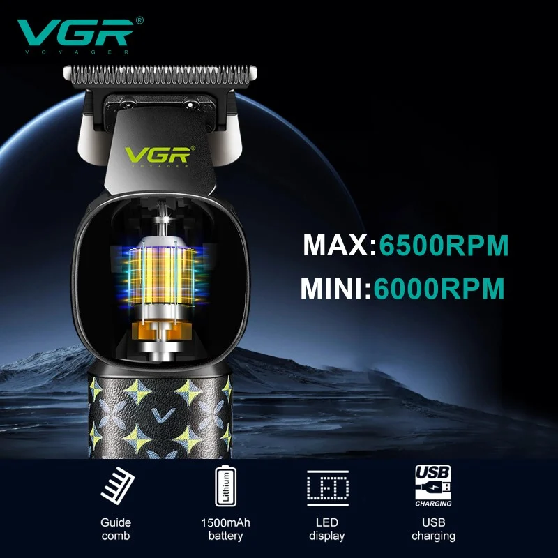 vgr-v-185-professional-hair-beard-trimmer-1 VGR V-185 Professional Hair & Beard Trimmer - Image 1