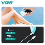 VGR V-731 Professional 3in1 Epilator For Women - Image 4