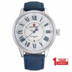 Naviforce NF9126 Men’s Elegant Quartz Movement Leather Strap