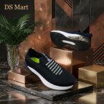 Red Tape Slip-Ins Men Sneaker – Jet Black Stripe Lightweight Casual Shoes - Image 5